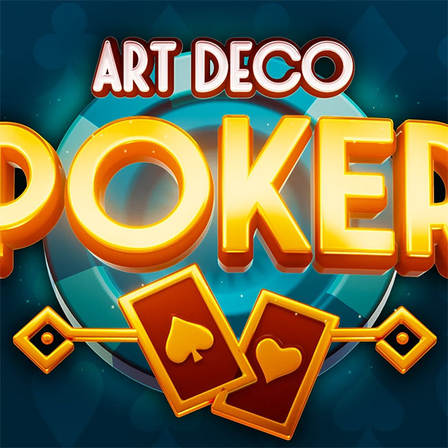 Art Deco Poker Logo