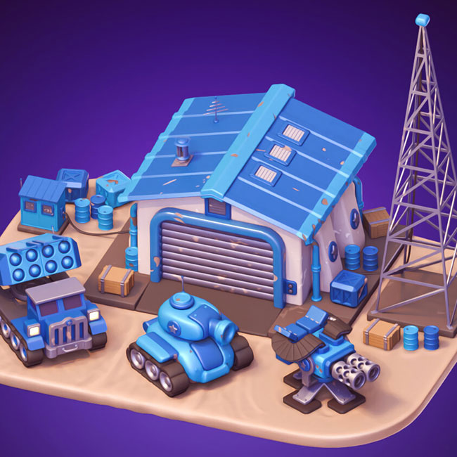 RTS props and vehicles